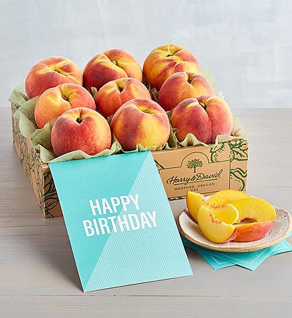 &#34;Happy Birthday&#34; Oregold&#174; Peaches Box